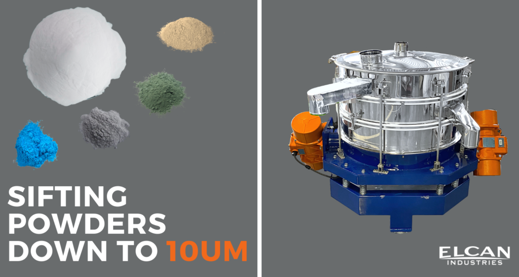 Sifting Powders Down to 10um - Elcan Industries - Bulk Inside